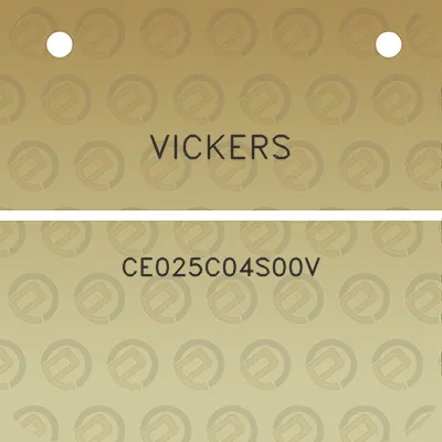 vickers-ce025c04s00v