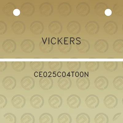 vickers-ce025c04t00n