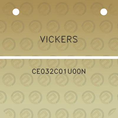 vickers-ce032c01u00n