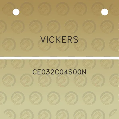 vickers-ce032c04s00n