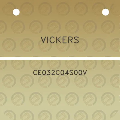 vickers-ce032c04s00v