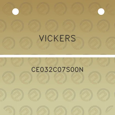 vickers-ce032c07s00n