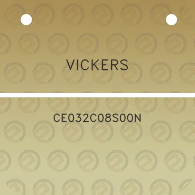 vickers-ce032c08s00n