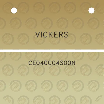 vickers-ce040c04s00n