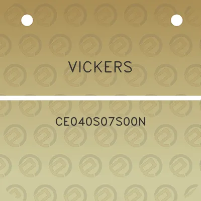 vickers-ce040s07s00n