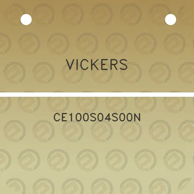 vickers-ce100s04s00n