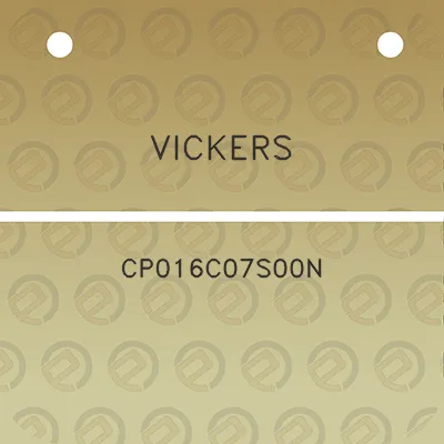 vickers-cp016c07s00n