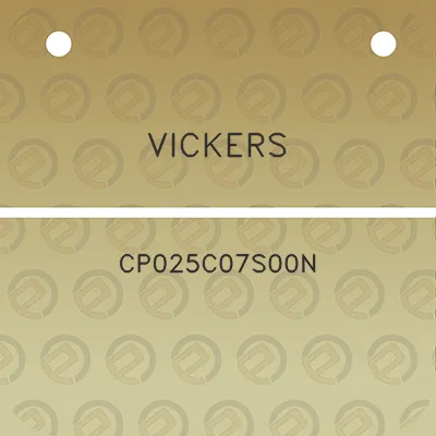 vickers-cp025c07s00n