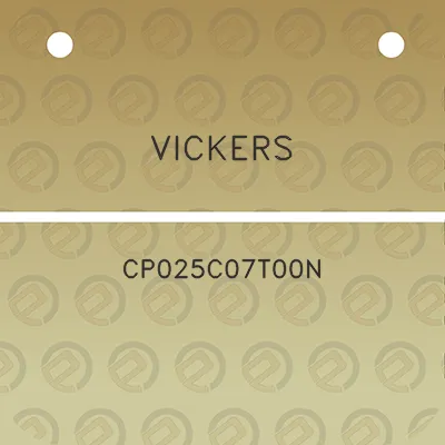 vickers-cp025c07t00n