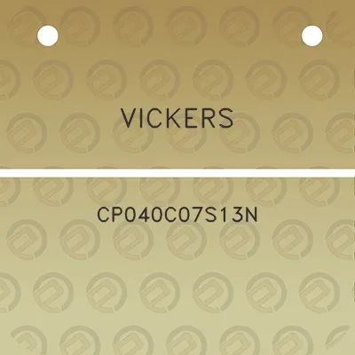 vickers-cp040c07s13n