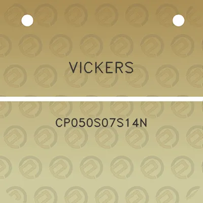 vickers-cp050s07s14n