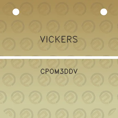 vickers-cpom3ddv