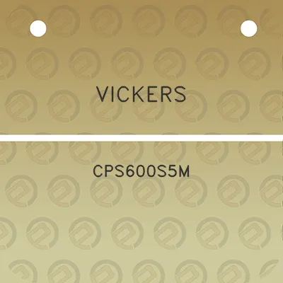 vickers-cps600s5m