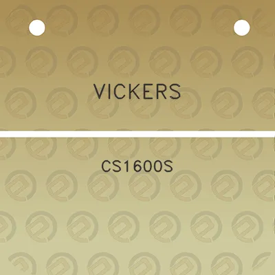 vickers-cs1600s