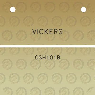 vickers-csh101b