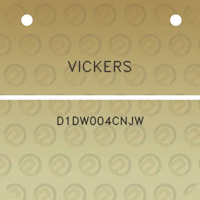 vickers-d1dw004cnjw