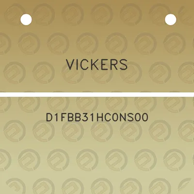 vickers-d1fbb31hc0ns00