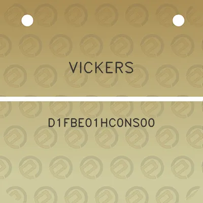 vickers-d1fbe01hc0ns00