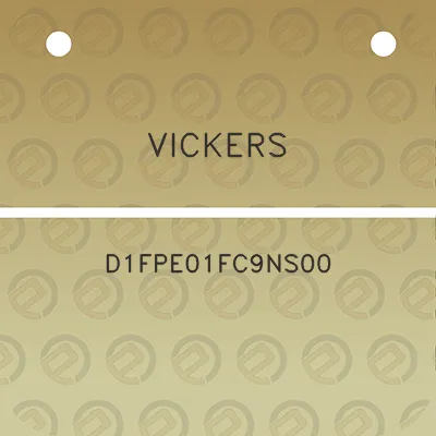 vickers-d1fpe01fc9ns00