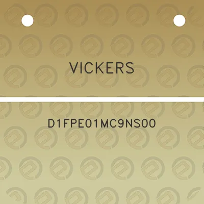 vickers-d1fpe01mc9ns00