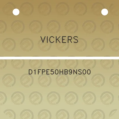 vickers-d1fpe50hb9ns00