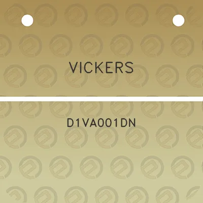 vickers-d1va001dn