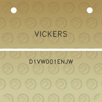 vickers-d1vw001enjw