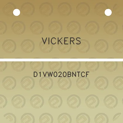 vickers-d1vw020bntcf