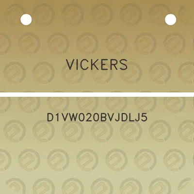 vickers-d1vw020bvjdlj5