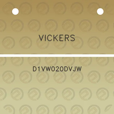 vickers-d1vw020dvjw