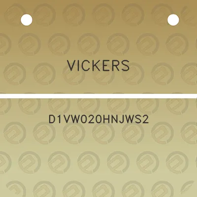 vickers-d1vw020hnjws2