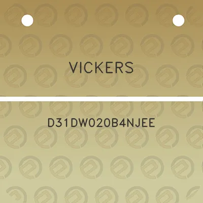 vickers-d31dw020b4njee