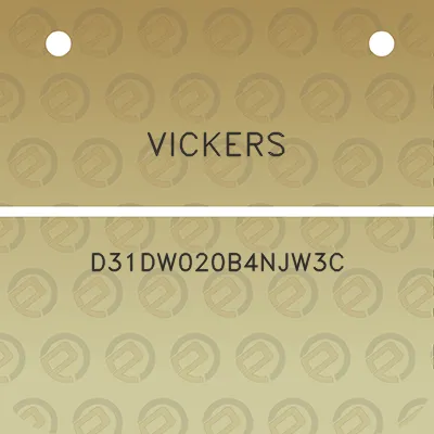 vickers-d31dw020b4njw3c