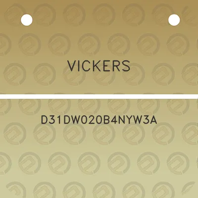 vickers-d31dw020b4nyw3a