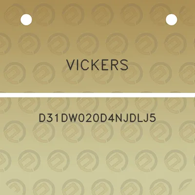 vickers-d31dw020d4njdlj5