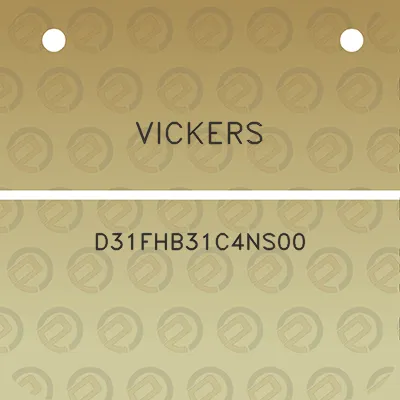 vickers-d31fhb31c4ns00