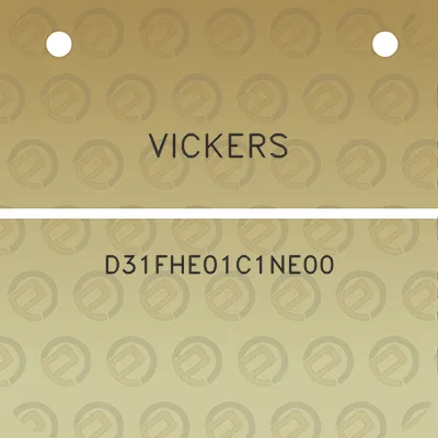 vickers-d31fhe01c1ne00