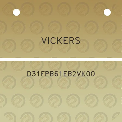 vickers-d31fpb61eb2vk00