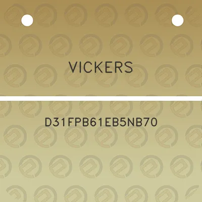 vickers-d31fpb61eb5nb70