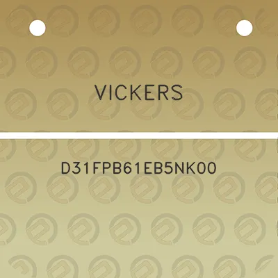 vickers-d31fpb61eb5nk00