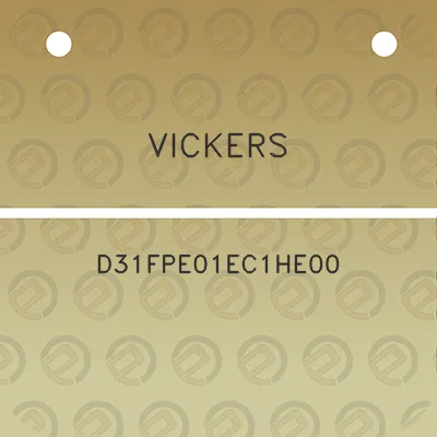 vickers-d31fpe01ec1he00