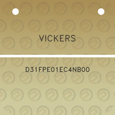 vickers-d31fpe01ec4nb00