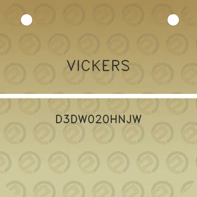 vickers-d3dw020hnjw