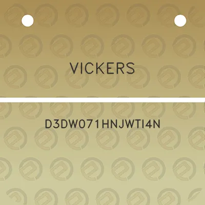 vickers-d3dw071hnjwti4n