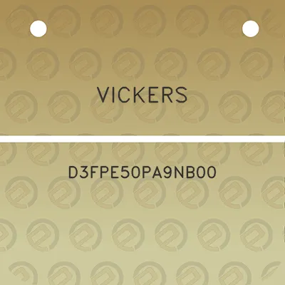 vickers-d3fpe50pa9nb00