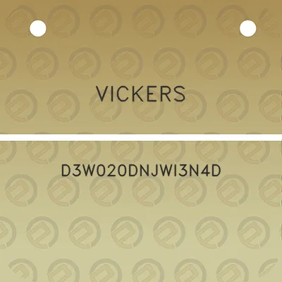 vickers-d3w020dnjwi3n4d