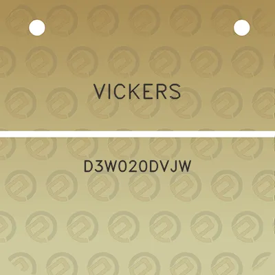 vickers-d3w020dvjw