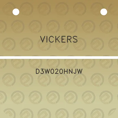 vickers-d3w020hnjw