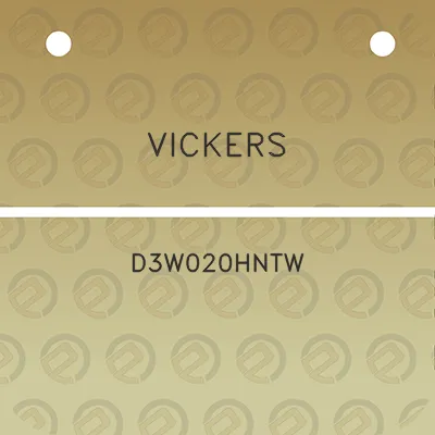 vickers-d3w020hntw