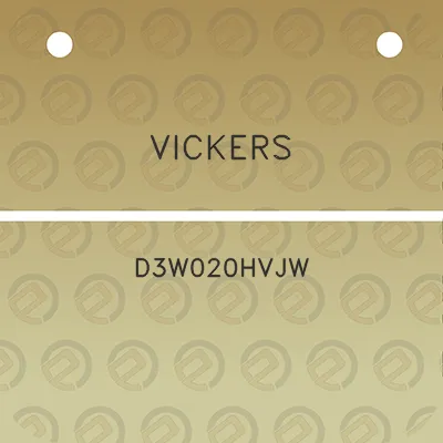 vickers-d3w020hvjw